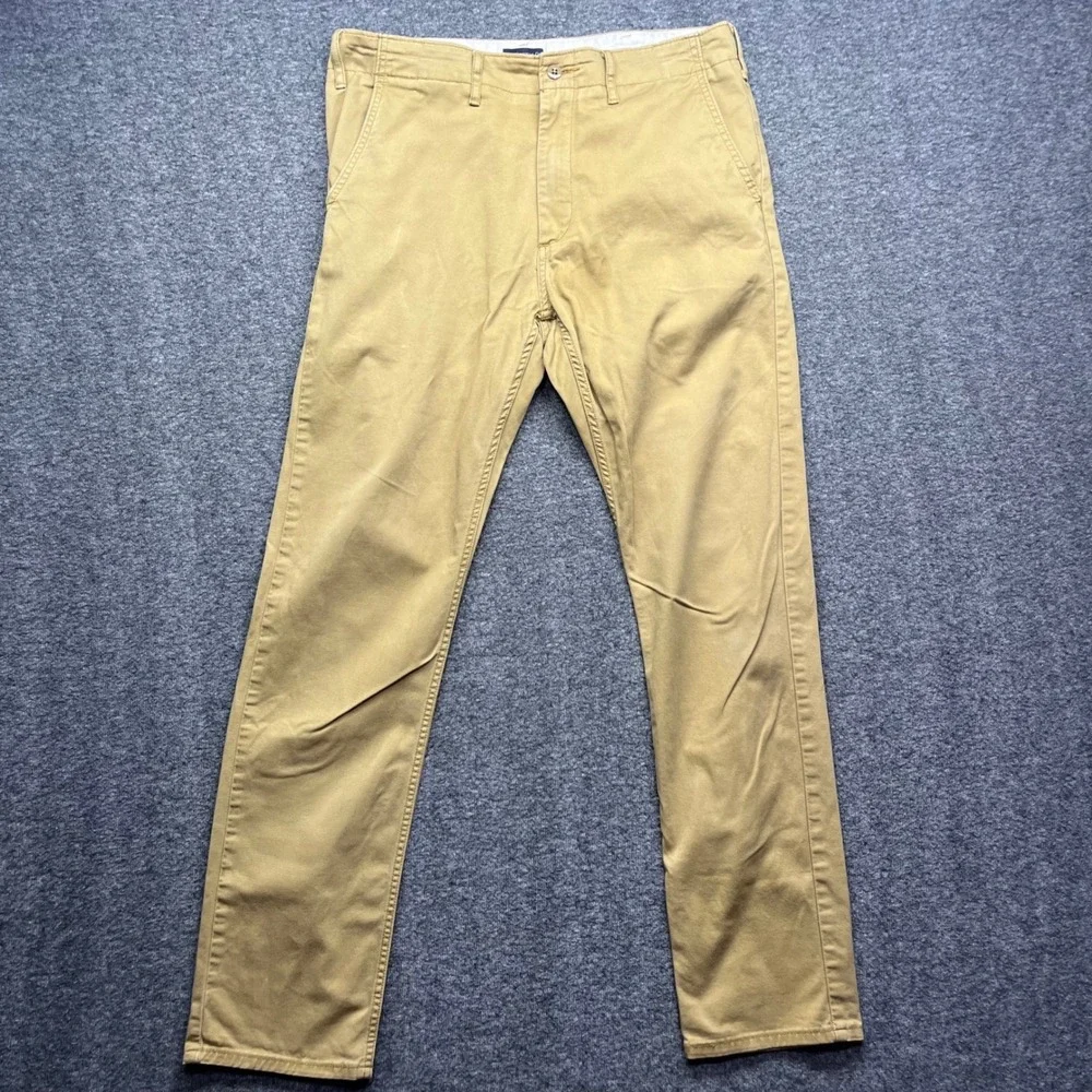Levi Strauss Pants Mens‎ 32x32 Fits 34x31 Tan Chino Khaki Stretch Twill Trousers